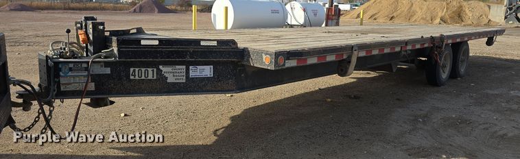image for item DW3867 2017 Rice Trailer Company tilt deck equipment trailer