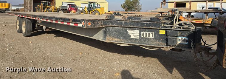 image for item DW3867 2017 Rice Trailer Company tilt deck equipment trailer
