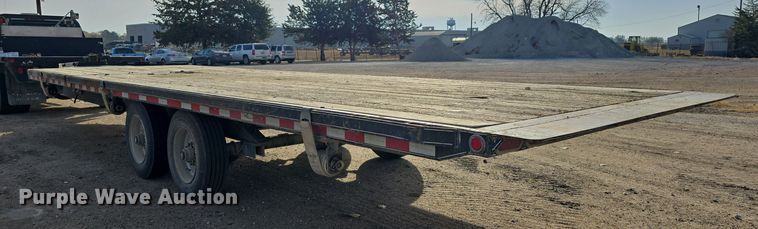 image for item DW3867 2017 Rice Trailer Company tilt deck equipment trailer