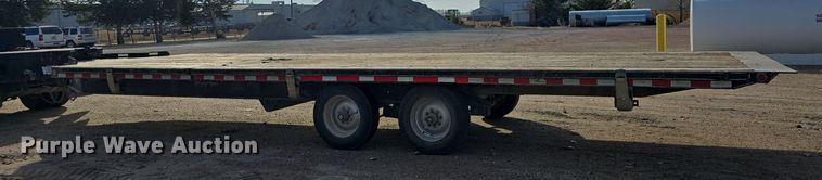 image for item DW3867 2017 Rice Trailer Company tilt deck equipment trailer