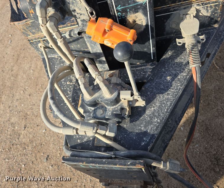 image for item DW3867 2017 Rice Trailer Company tilt deck equipment trailer