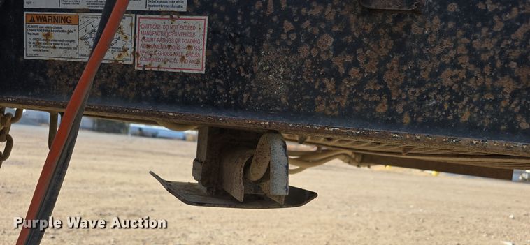 image for item DW3867 2017 Rice Trailer Company tilt deck equipment trailer