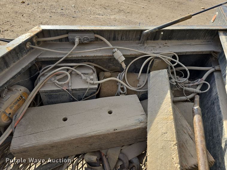 image for item DW3867 2017 Rice Trailer Company tilt deck equipment trailer