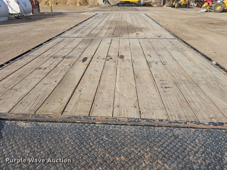 image for item DW3867 2017 Rice Trailer Company tilt deck equipment trailer