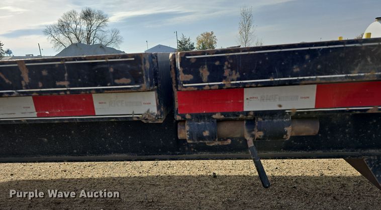 image for item DW3867 2017 Rice Trailer Company tilt deck equipment trailer