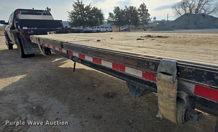 image for item DW3867 2017 Rice Trailer Company tilt deck equipment trailer