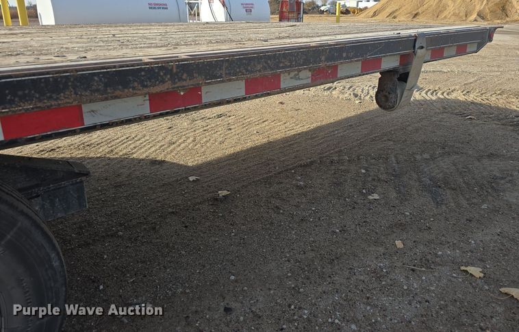 image for item DW3867 2017 Rice Trailer Company tilt deck equipment trailer