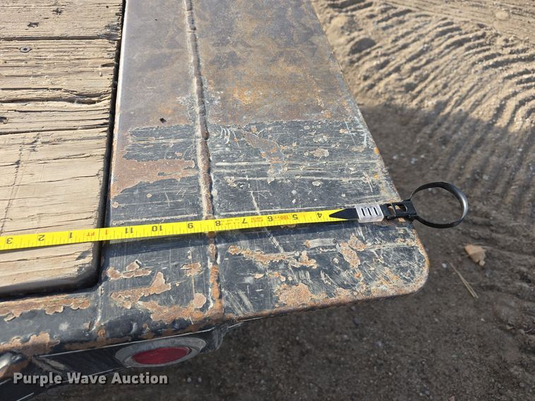 image for item DW3867 2017 Rice Trailer Company tilt deck equipment trailer