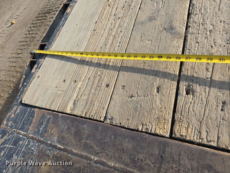 image for item DW3867 2017 Rice Trailer Company tilt deck equipment trailer