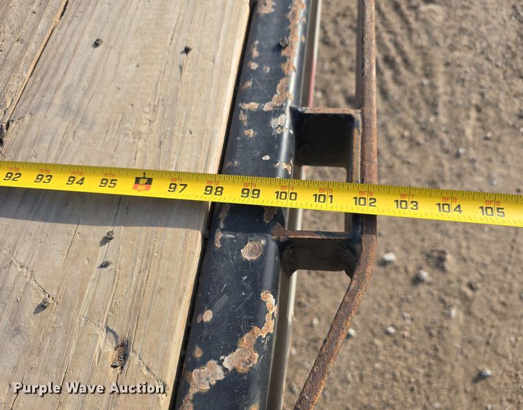 image for item DW3867 2017 Rice Trailer Company tilt deck equipment trailer