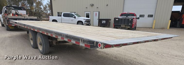 image for item DW3881 2018 Rice Trailer Company tilt deck equipment trailer