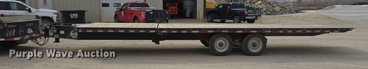 image for item DW3881 2018 Rice Trailer Company tilt deck equipment trailer