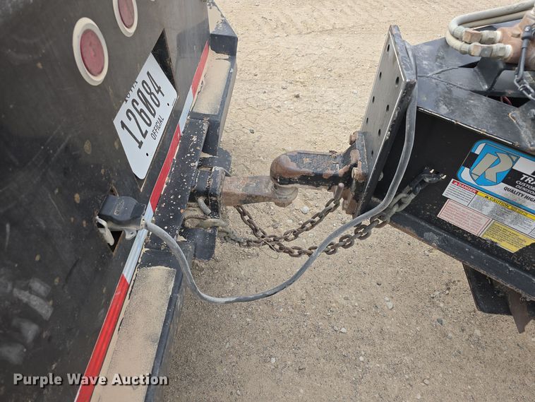 image for item DW3881 2018 Rice Trailer Company tilt deck equipment trailer