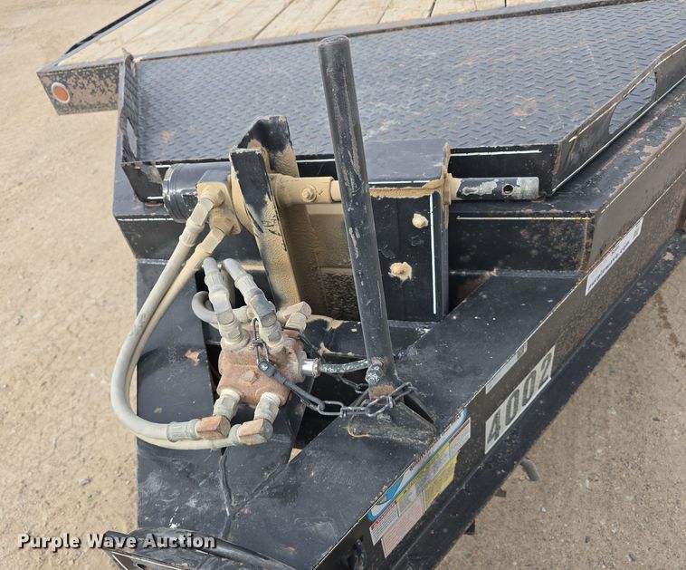 image for item DW3881 2018 Rice Trailer Company tilt deck equipment trailer