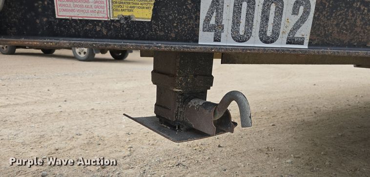 image for item DW3881 2018 Rice Trailer Company tilt deck equipment trailer