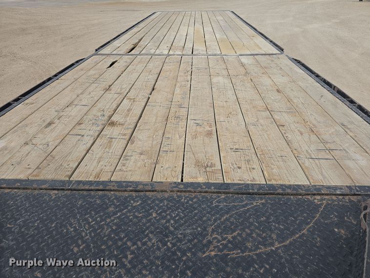 image for item DW3881 2018 Rice Trailer Company tilt deck equipment trailer