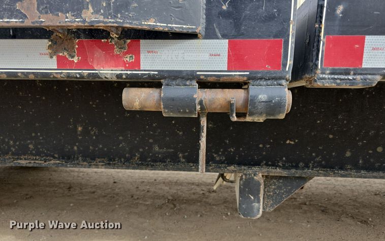 image for item DW3881 2018 Rice Trailer Company tilt deck equipment trailer