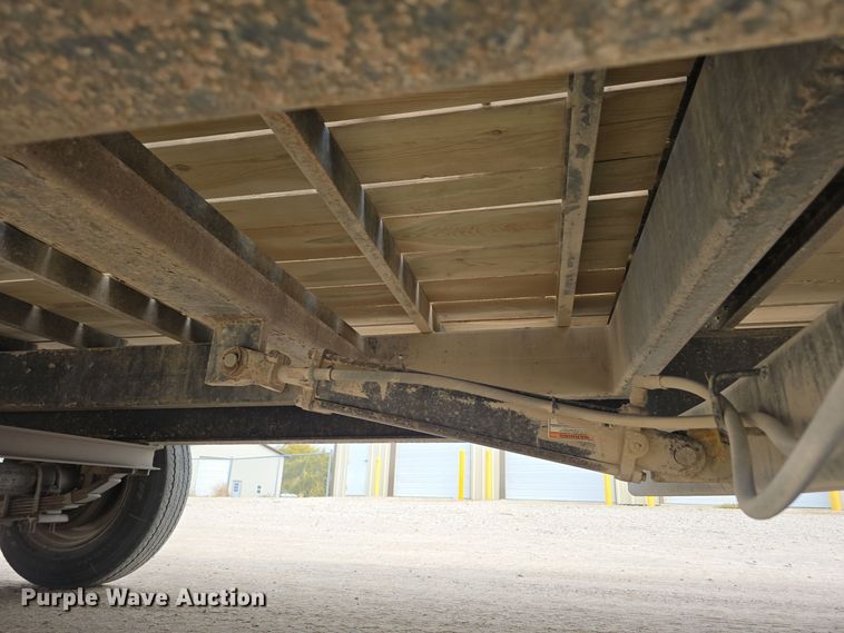 image for item DW3881 2018 Rice Trailer Company tilt deck equipment trailer