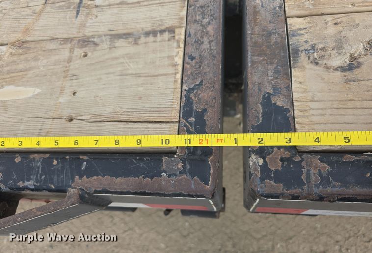 image for item DW3881 2018 Rice Trailer Company tilt deck equipment trailer