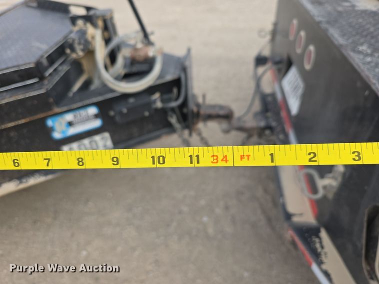 image for item DW3881 2018 Rice Trailer Company tilt deck equipment trailer