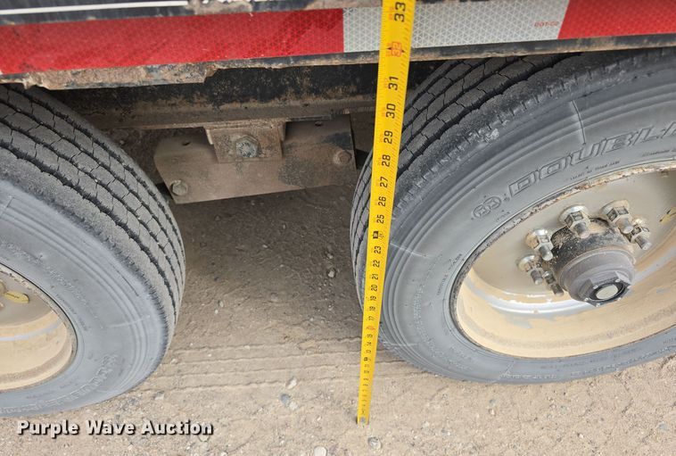 image for item DW3881 2018 Rice Trailer Company tilt deck equipment trailer