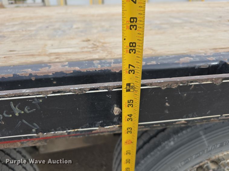 image for item DW3881 2018 Rice Trailer Company tilt deck equipment trailer