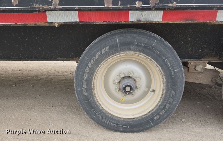image for item DW3881 2018 Rice Trailer Company tilt deck equipment trailer
