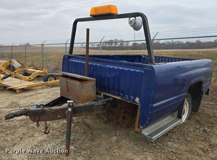image for item DW3883 Shop built utility trailer