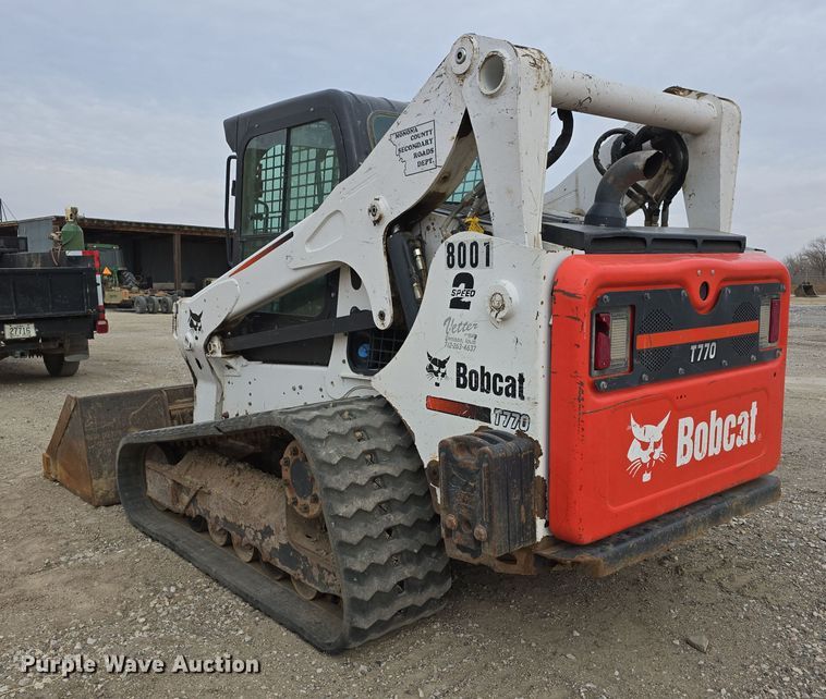 image for item DW3887 2017 Bobcat T770 skid steer loader