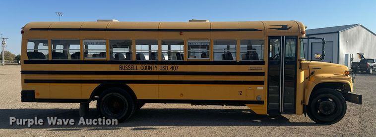image for item DX3710 1998 Chevrolet B7 Bluebird school bus