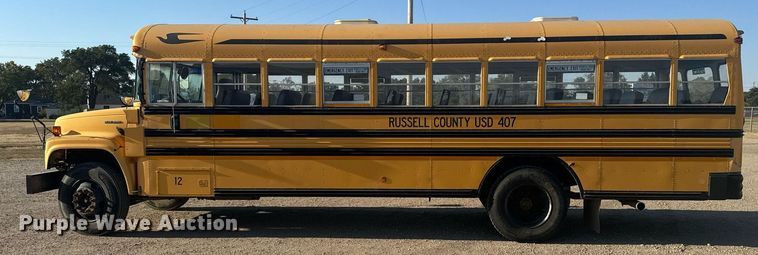 image for item DX3710 1998 Chevrolet B7 Bluebird school bus