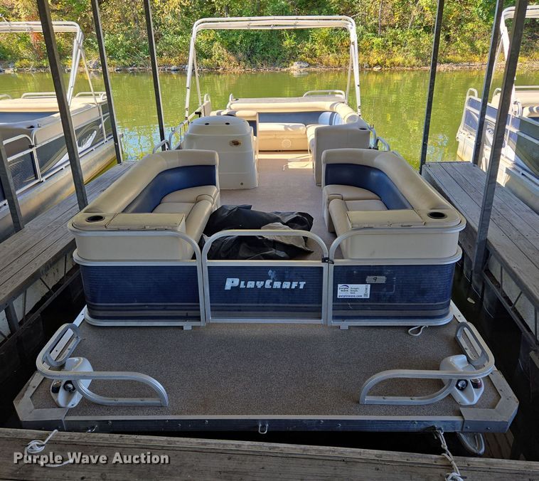 image for item EE8612 2014 Playcraft Clipper 2400  pontoon boat