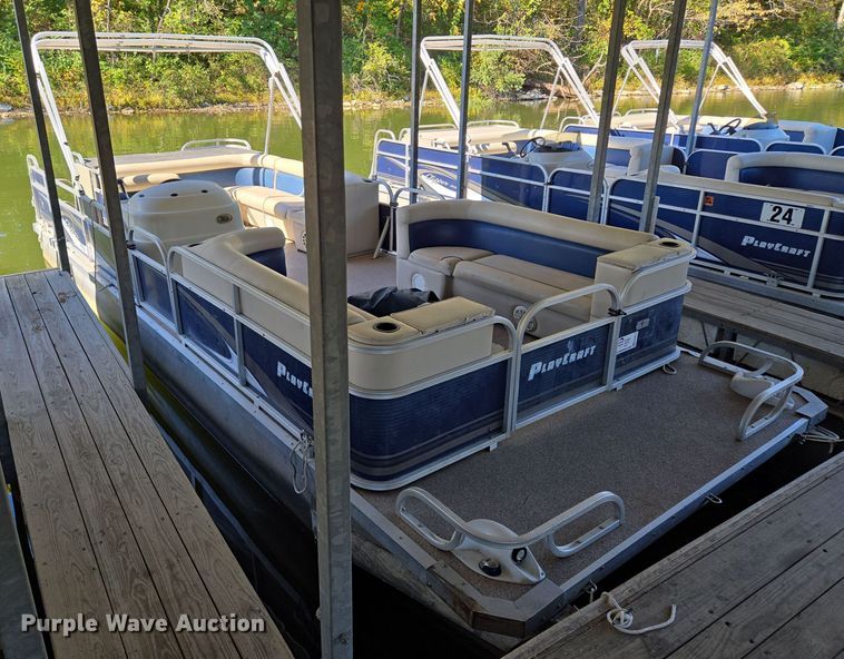 image for item EE8612 2014 Playcraft Clipper 2400  pontoon boat