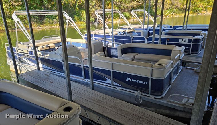 image for item EE8612 2014 Playcraft Clipper 2400  pontoon boat