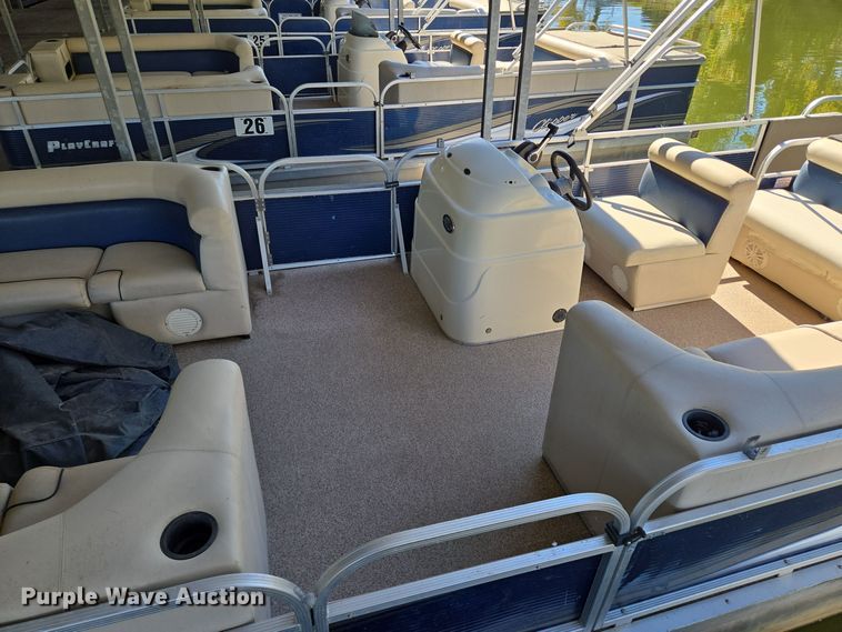 image for item EE8612 2014 Playcraft Clipper 2400  pontoon boat