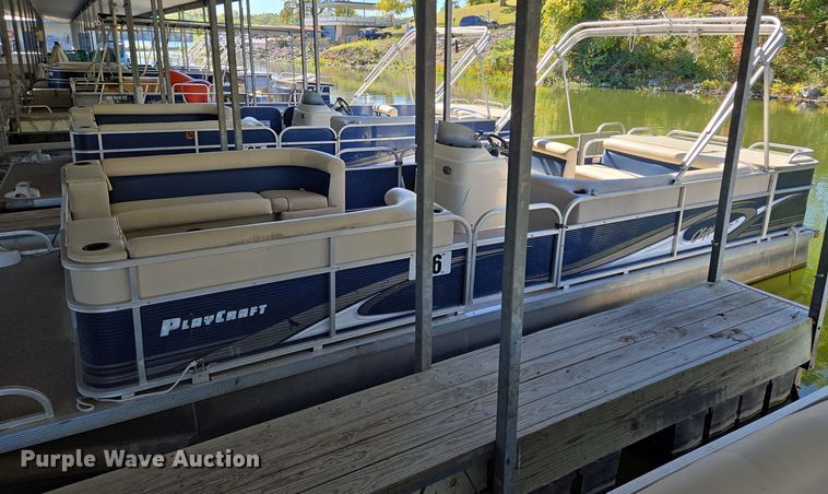 image for item EE8613 2014 Playcraft  Clipper  pontoon boat