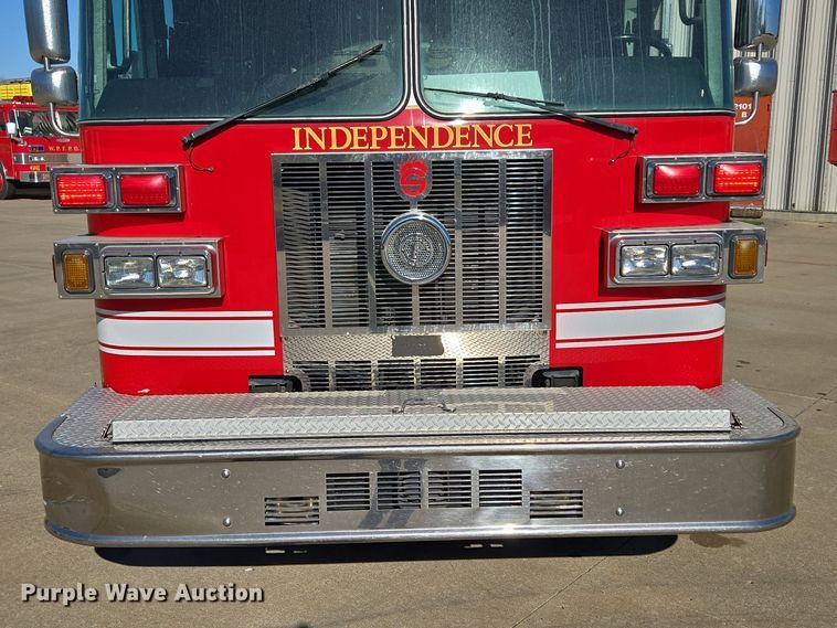 image for item EE8630 2009 Sutphen Mini Tower 75' 4 section  Quint fire truck