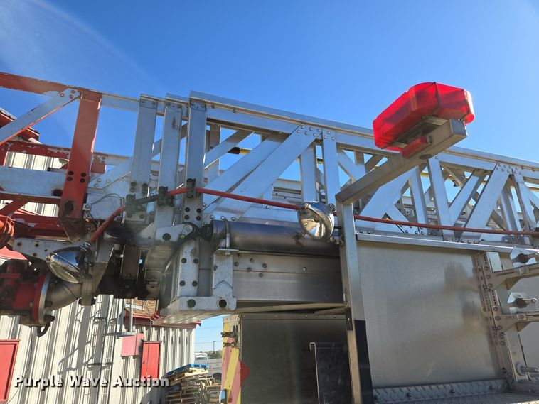 image for item EE8630 2009 Sutphen Mini Tower 75' 4 section  Quint fire truck