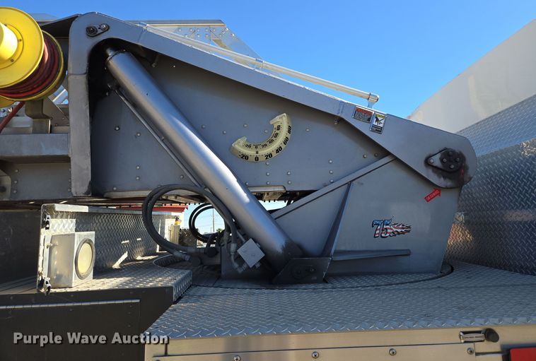 image for item EE8630 2009 Sutphen Mini Tower 75' 4 section  Quint fire truck