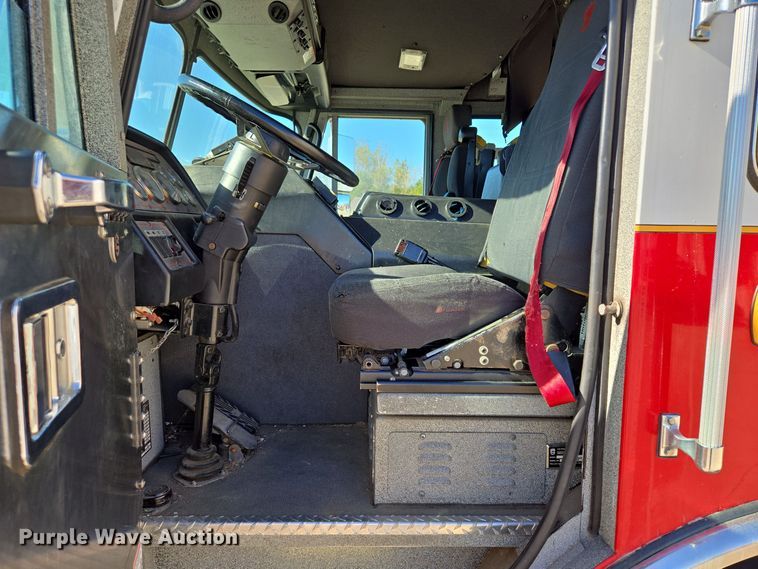 image for item EE8630 2009 Sutphen Mini Tower 75' 4 section  Quint fire truck