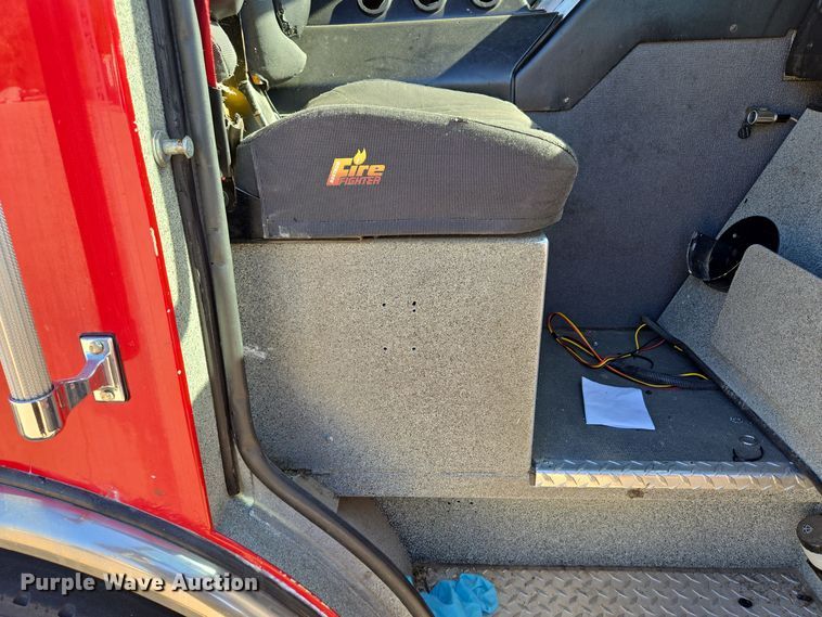 image for item EE8630 2009 Sutphen Mini Tower 75' 4 section  Quint fire truck