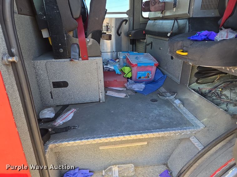 image for item EE8630 2009 Sutphen Mini Tower 75' 4 section  Quint fire truck