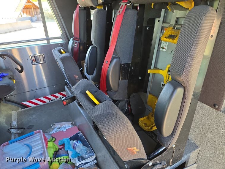 image for item EE8630 2009 Sutphen Mini Tower 75' 4 section  Quint fire truck