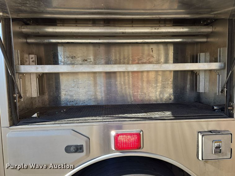 image for item EE8630 2009 Sutphen Mini Tower 75' 4 section  Quint fire truck