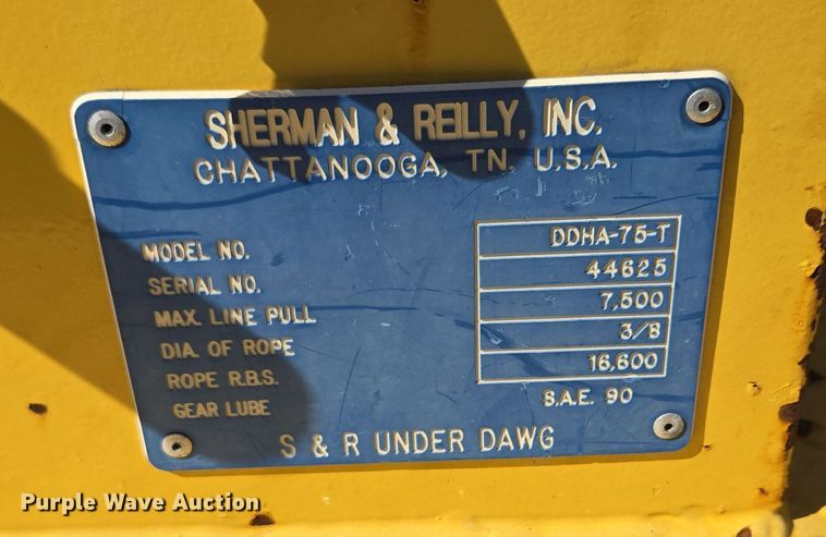 image for item EE8634 2001 Sherman Reilly  Cable cable puller