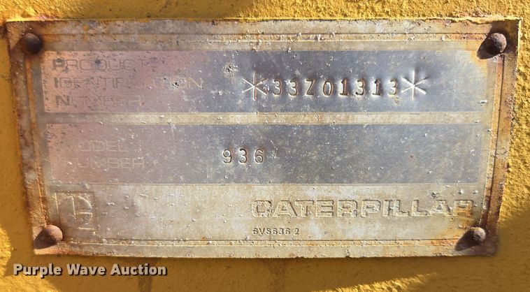 image for item EE8657 1985 Caterpillar  936 wheel loader