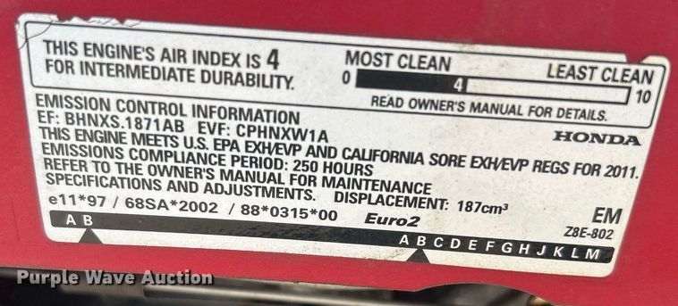 image for item EG0605 Billy Goat MV650H leaf vacuum 