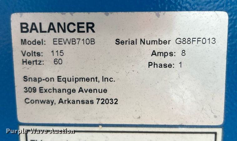 image for item EG0608 Hofmann Geodyna 980L wheel balancer