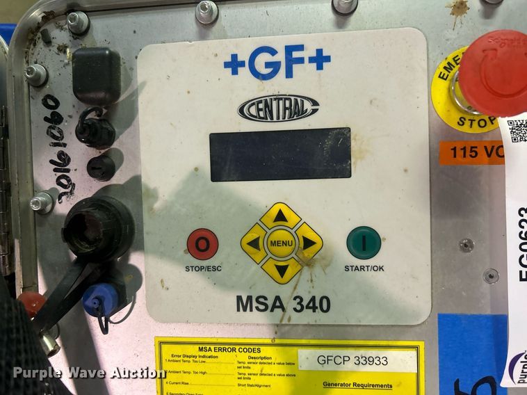 image for item EG0623 Georg Fischer MSA 340 electrofusion unit
