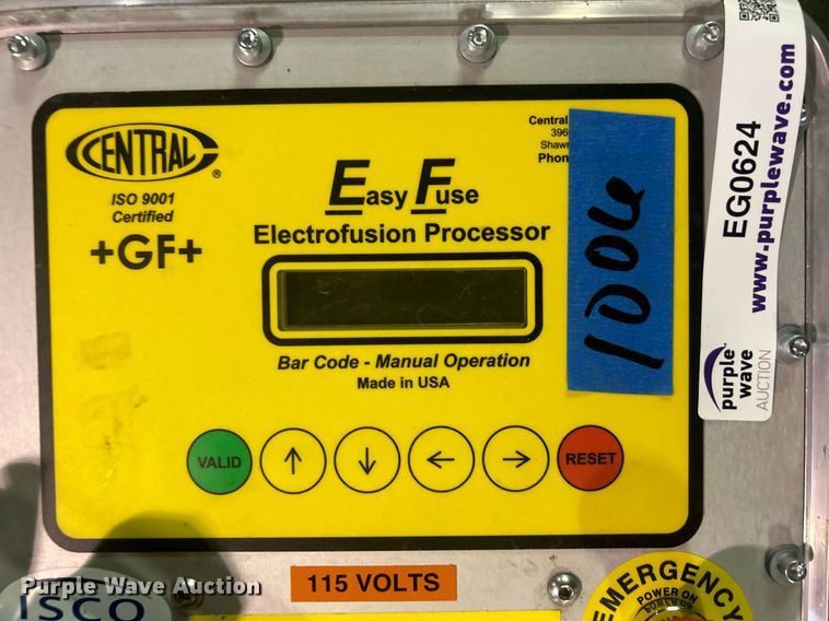 image for item EG0624 Georg Fischer Easy Fuse electrofusion unit